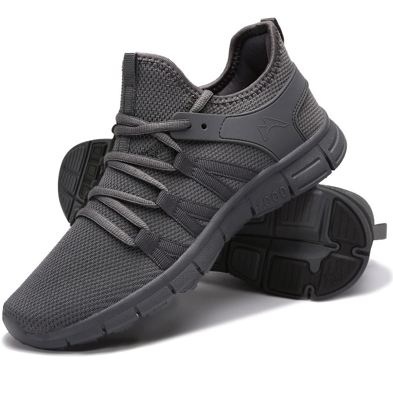 INZCOU Running Shoes Lightweight Tennis Shoes Non Slip Gym Workout Shoes Breathable Mesh Walking Sneakers 10women / 9men - Image 1